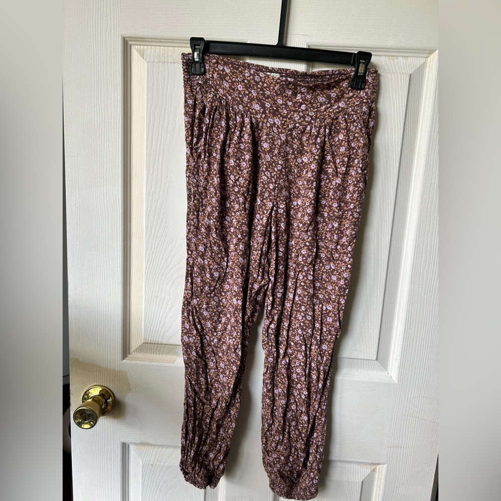 AERIE Floral Print Women's Joggers - Size small